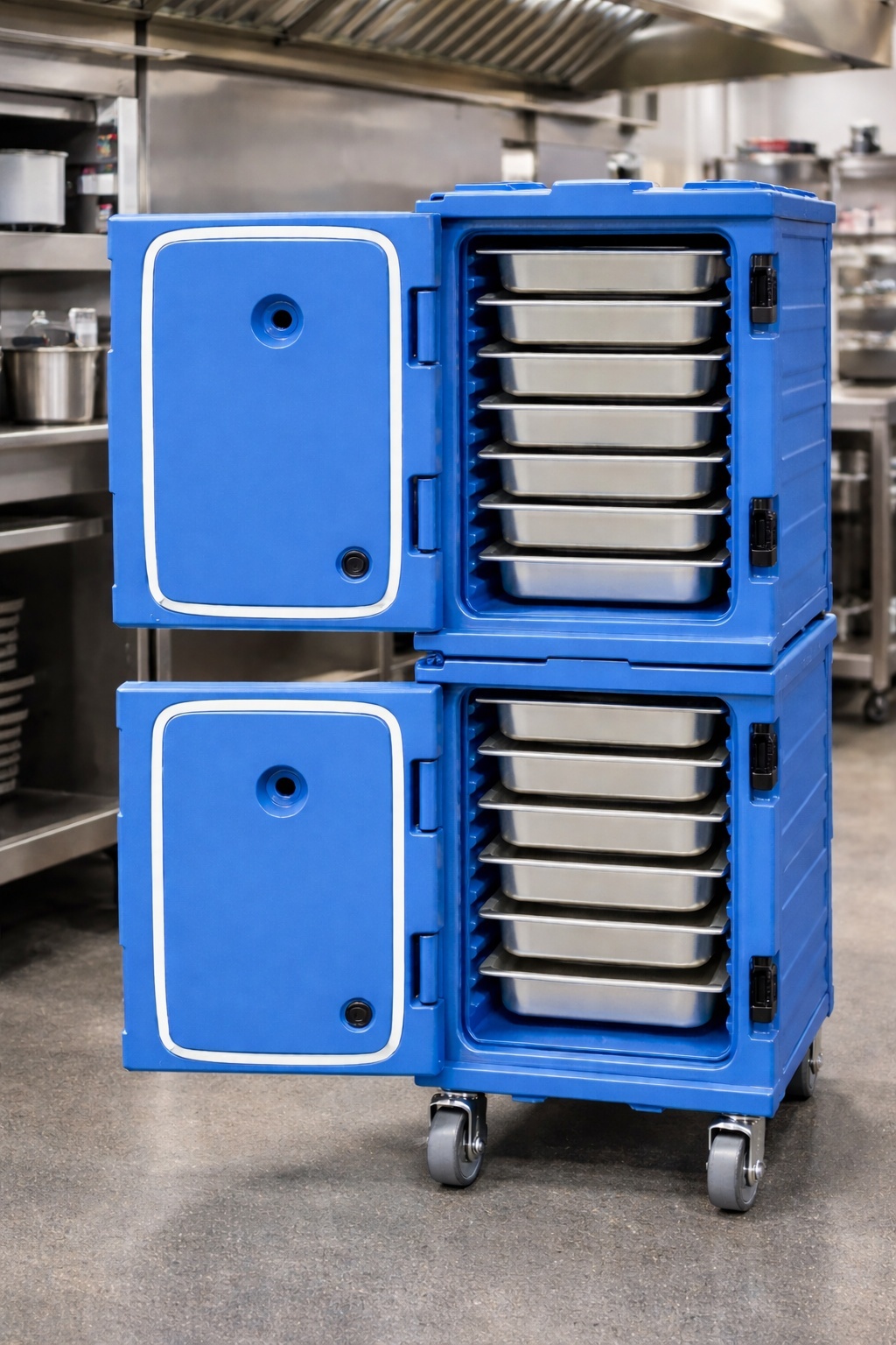 Taşıma toplu yemek için merkezi üretim